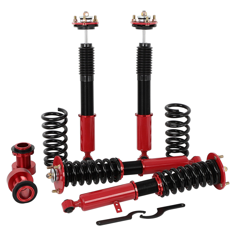 Full Red Coilovers For Lexus IS250 IS350 2014-16 Coil Springs Suspension Struts