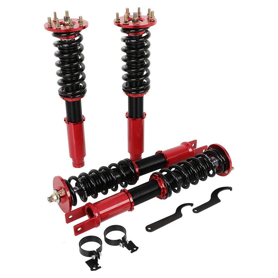 Coilovers Struts For 2009-14 Acura TL Shocks Red Absorber Suspension Spring Kit