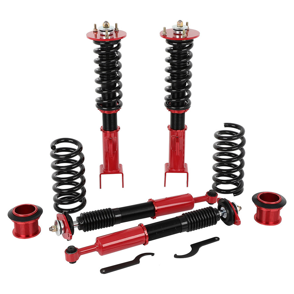 Coilovers Struts For 2011-2022 Challenger Charger Shocks Red Absorber Spring Kit