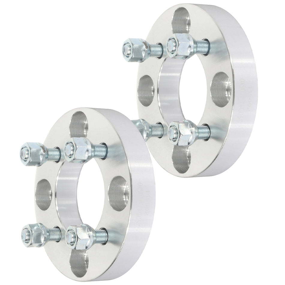 2pcs 1 inch 4x4.5 to 4x100 4 Lug Wheel Spacers For 86-90 Acura Legend 90-02 Honda Accord