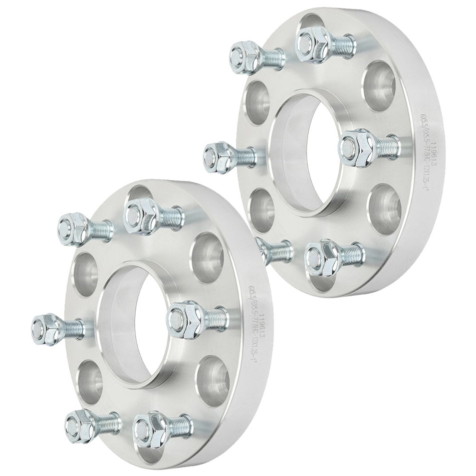 2Pcs 1 inch 6x5.5 6 Lug Wheel Spacers For 05-15 Nissan Armada 04-10 Infiniti QX56