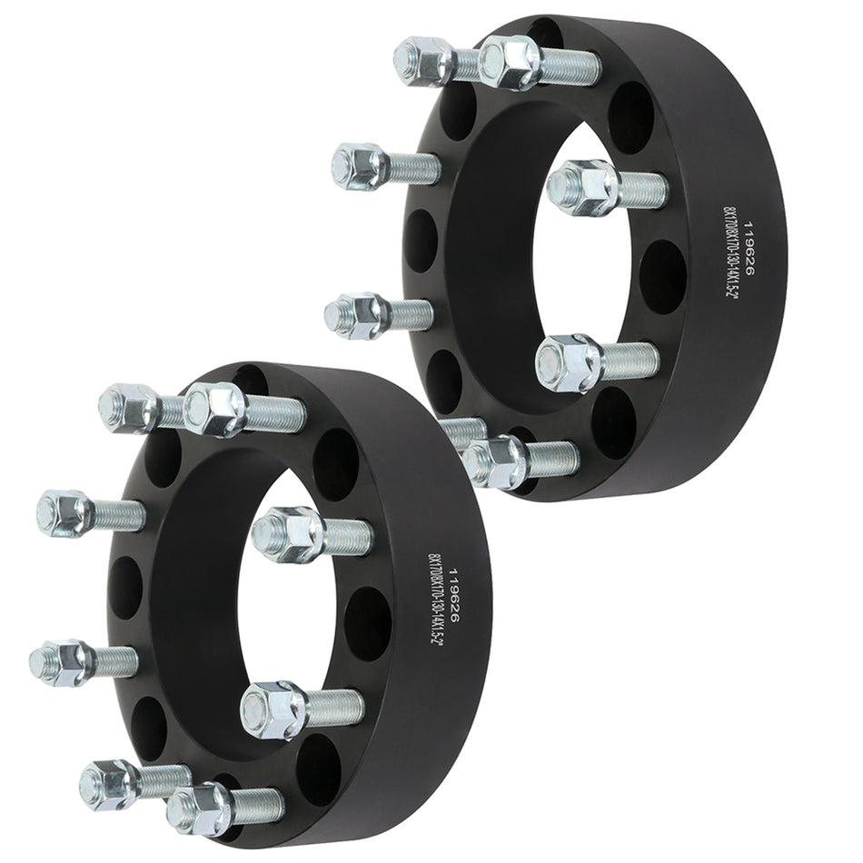 2Pcs 2 inch 8x170 8 Lug Wheel Spacers For 03-05 Ford Excursion 99-09 Ford F250
