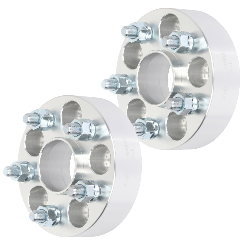 2Pcs 1.5 inch 5x100 5 Lug Wheel Spacers For 16-22 Subaru Crosstrek 93-22 Subaru Impreza