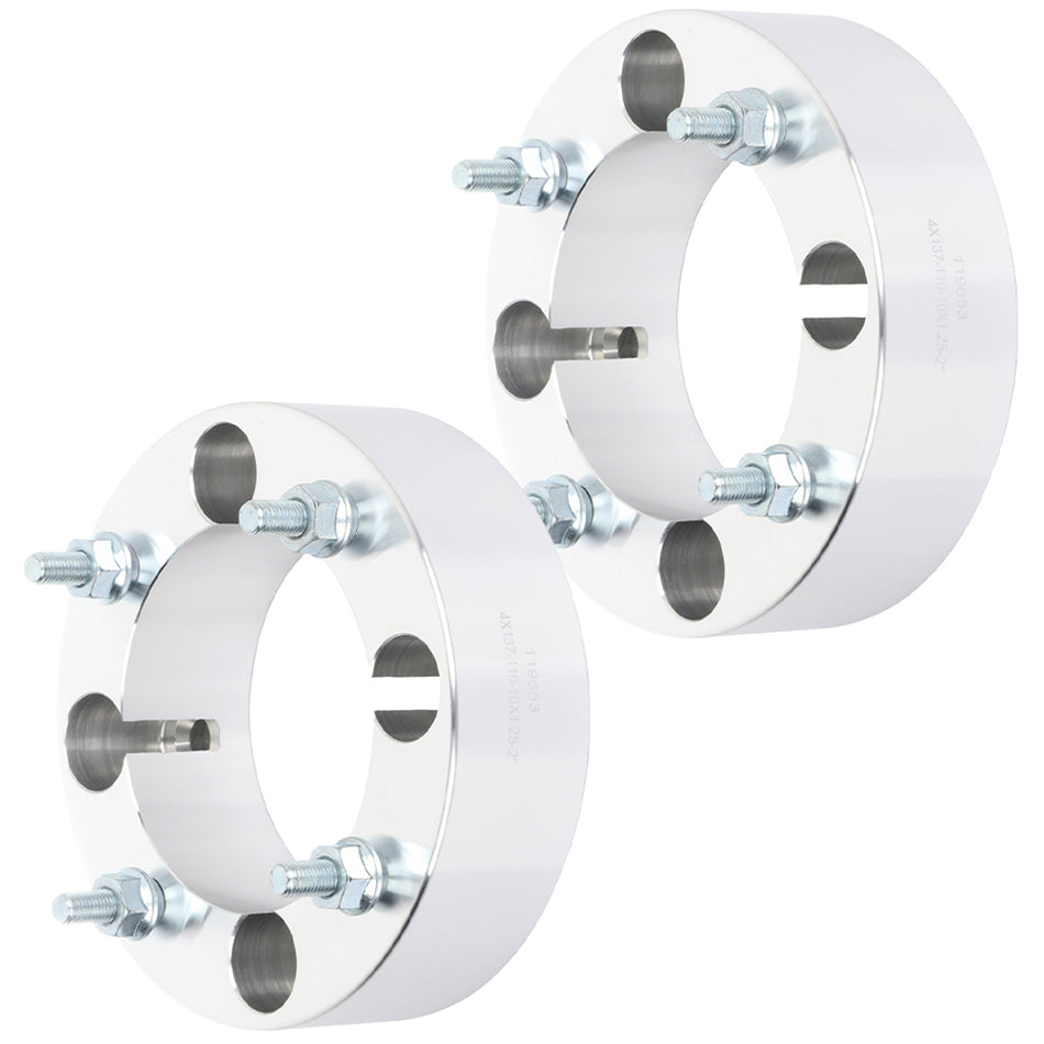 2Pcs 2 inch 4x137 4 Lug Wheel Spacers For 03-05 Bombardier Outlander 330 07-14 Can-Am Outlander 400
