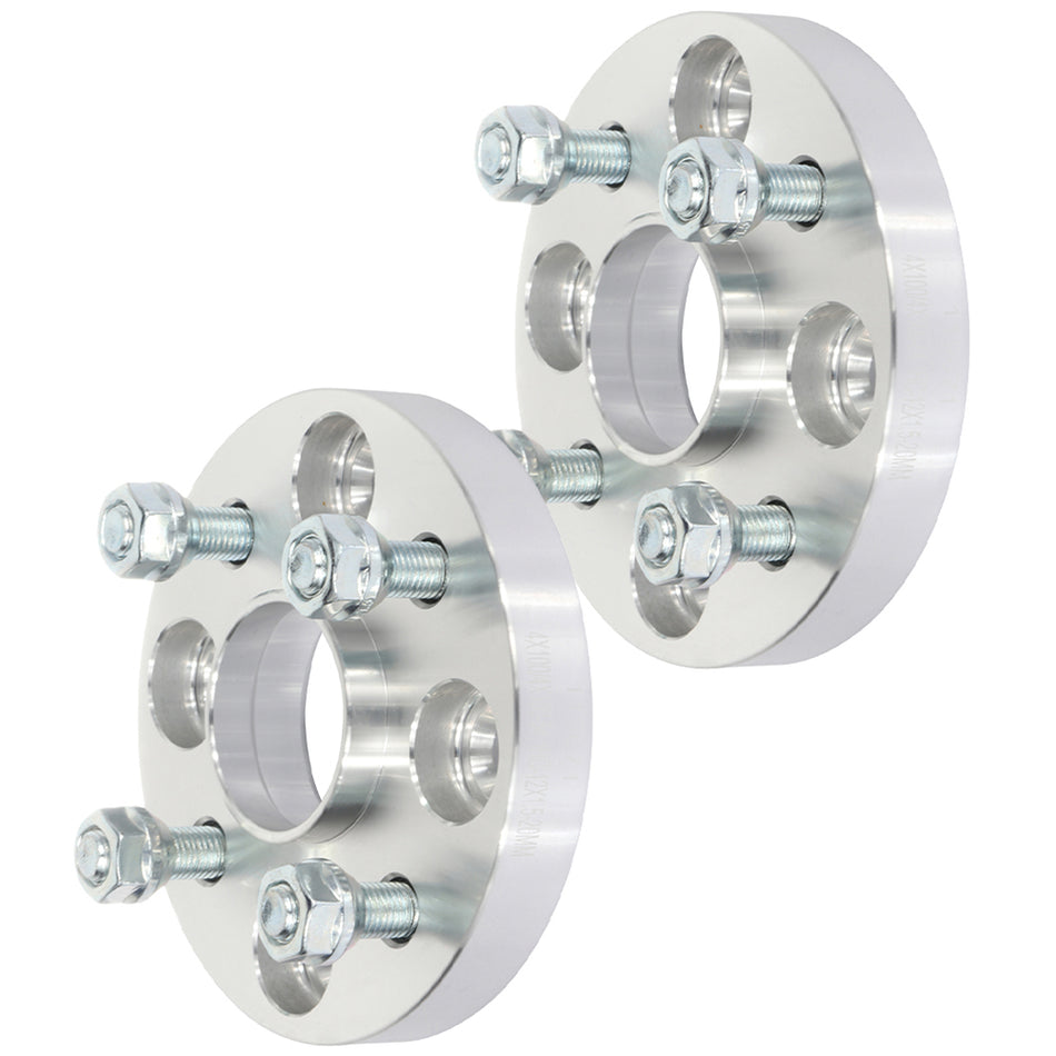 2Pcs 20mm 4x100 4 Lug Wheel Spacers For 00-04 Kia Spectra 95-03 Mazda Protege