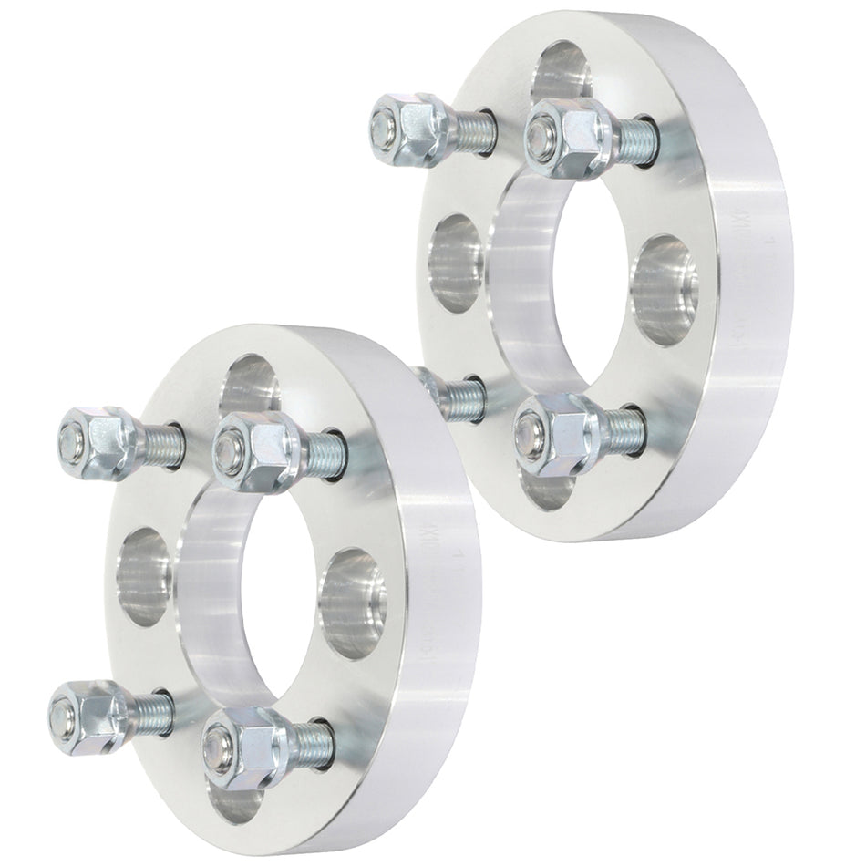 2Pcs 1 inch 4x100 to 4x108 4 Lug Wheel Spacers For 86-88 Chevrolet Nova 88-91 Honda CRX