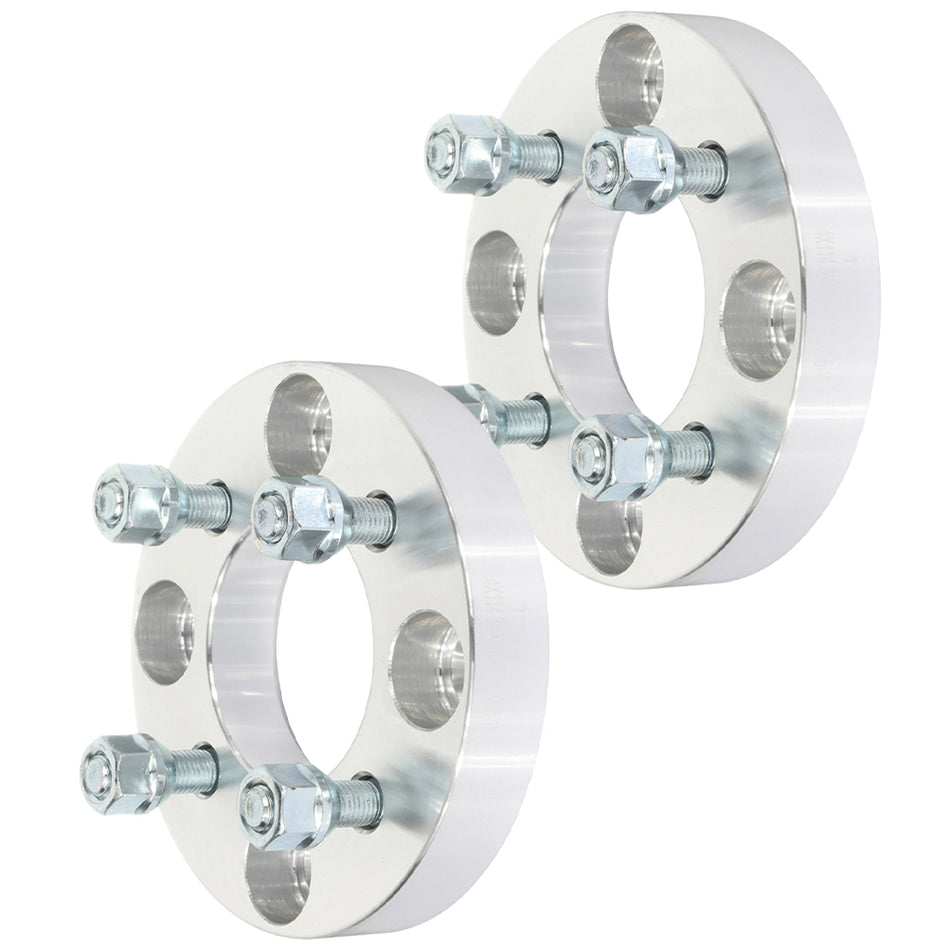 2Pcs 1 inch 4x4.5 to 4x100 4 Lug Wheel Spacers For 86-90 Acura Legend 79-92 Dodge Colt