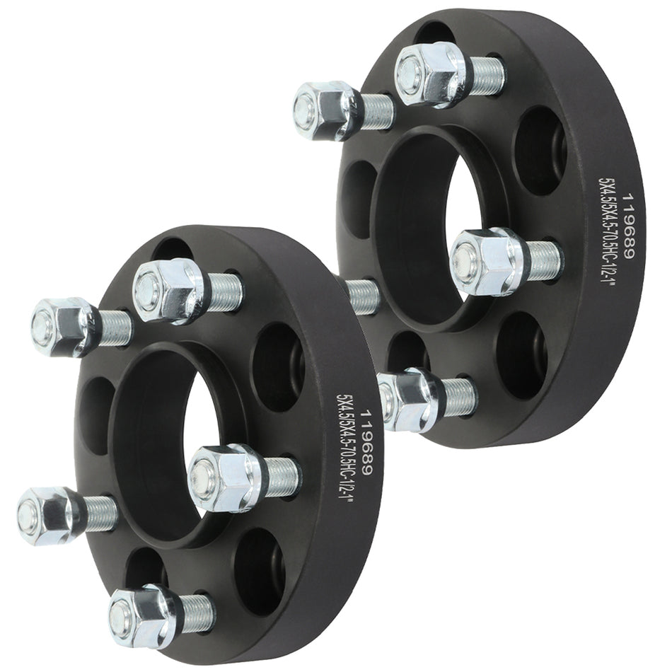 2Pcs 1 inch 5x4.5 5 Lug Wheel Spacers For 92-11 Ford Crown Victoria 91-10 Ford Explorer