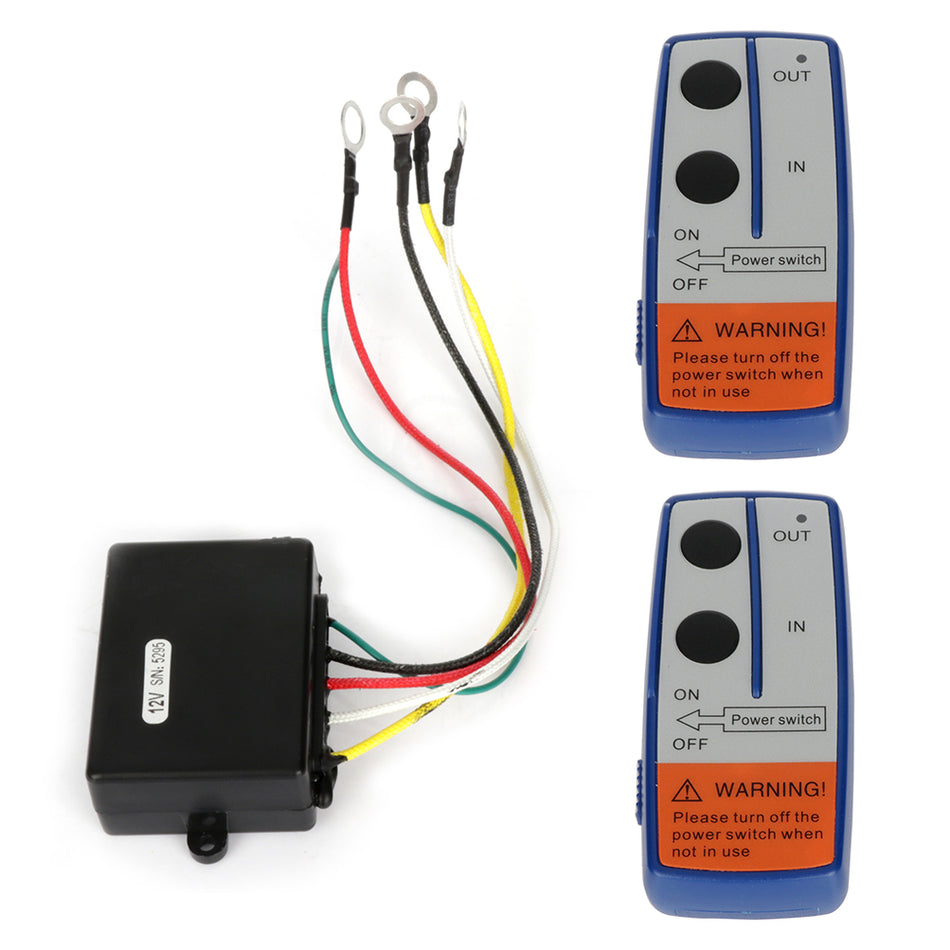 150ft Wireless Winch Remote Control Kit For Jeep ATV SUV 12V Switch Handset 2pcs