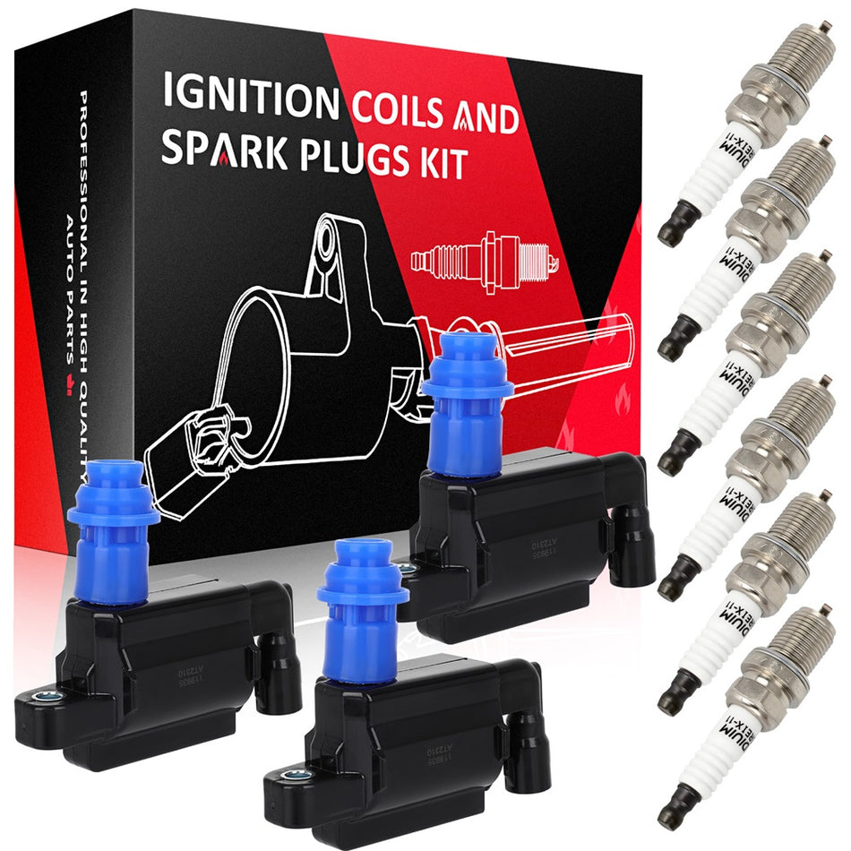 Ignition Coils & Spark Plugs For Lexus GS300 1998-2002 2003 2004 2005 3.0L V6
