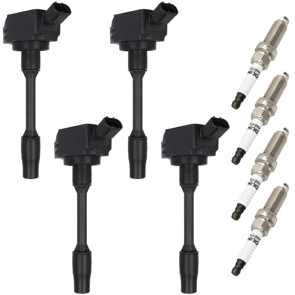 4 For 2018 2019 2020 Toyota Camry L4 2.5L Ignition Coil & Spark Plug Only for Auto