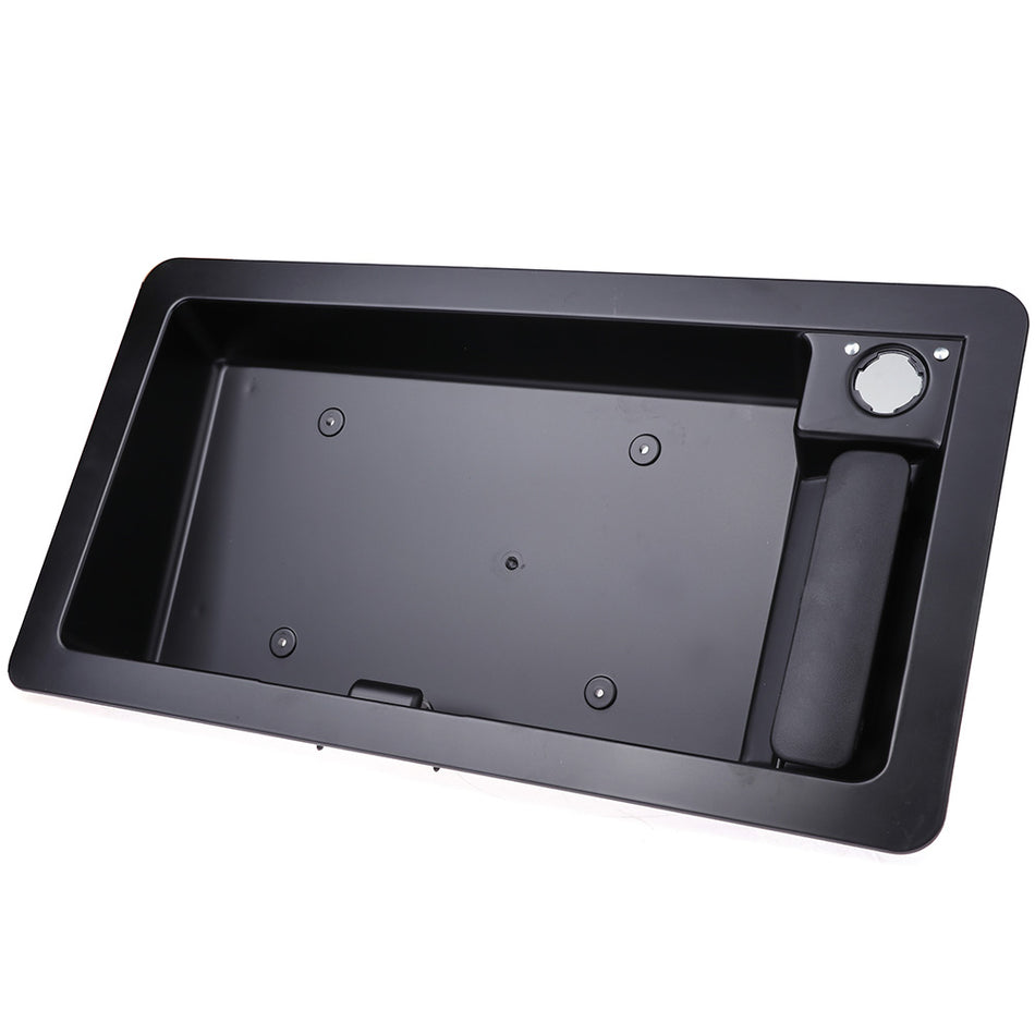 Rear Cargo Exterior Door Handle License Plate Bracket 92-02/07 Ford E-150 Econoline 02-07 Ford E-150