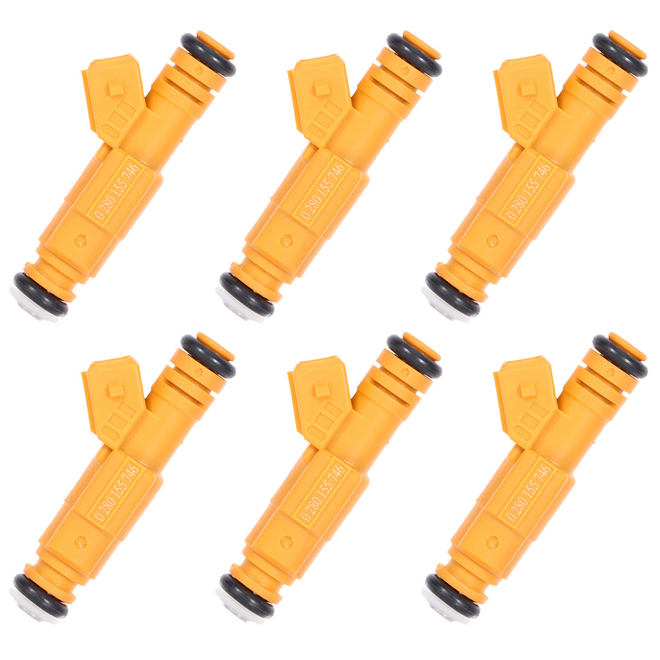 6 Pcs Fuel Injectors 1990-1998 Jeep Cherokee1990-1992 Jeep Comanche 4.0L