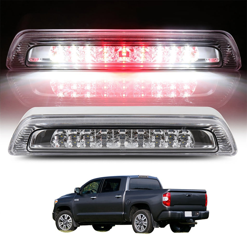 2007-2019 Toyota Tundra 16.89 inch Clear Lens LED Third Brake Ligh Tail Lamp Chrome Housing