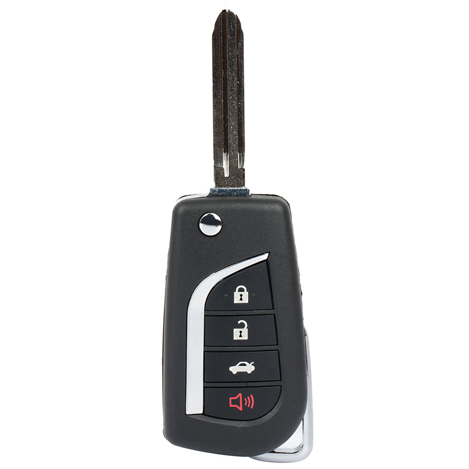 Remote Flip Key Fits 18-22 Toyota Camry 20-21 Toyota Corolla