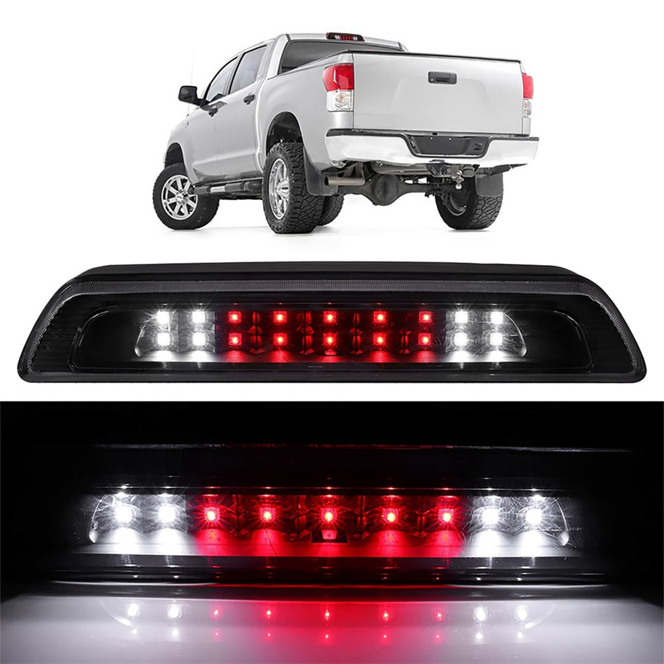2007-2019 Toyota Tundra 16.93 inch LED 3rd Brake Light Clear Lens Black Housing