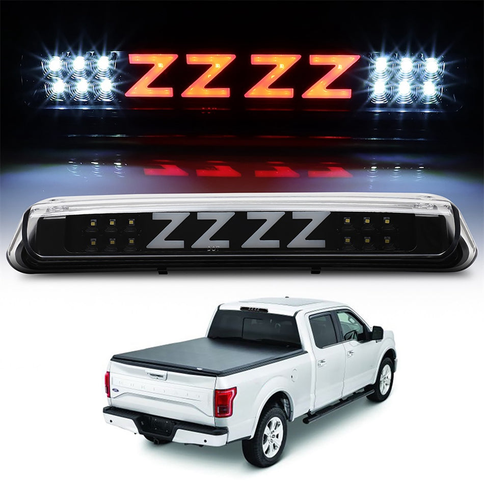 2004-2008 Ford F150/Lobo 14.33 inch Blk LED 3rd Third Brake Tail Light New
