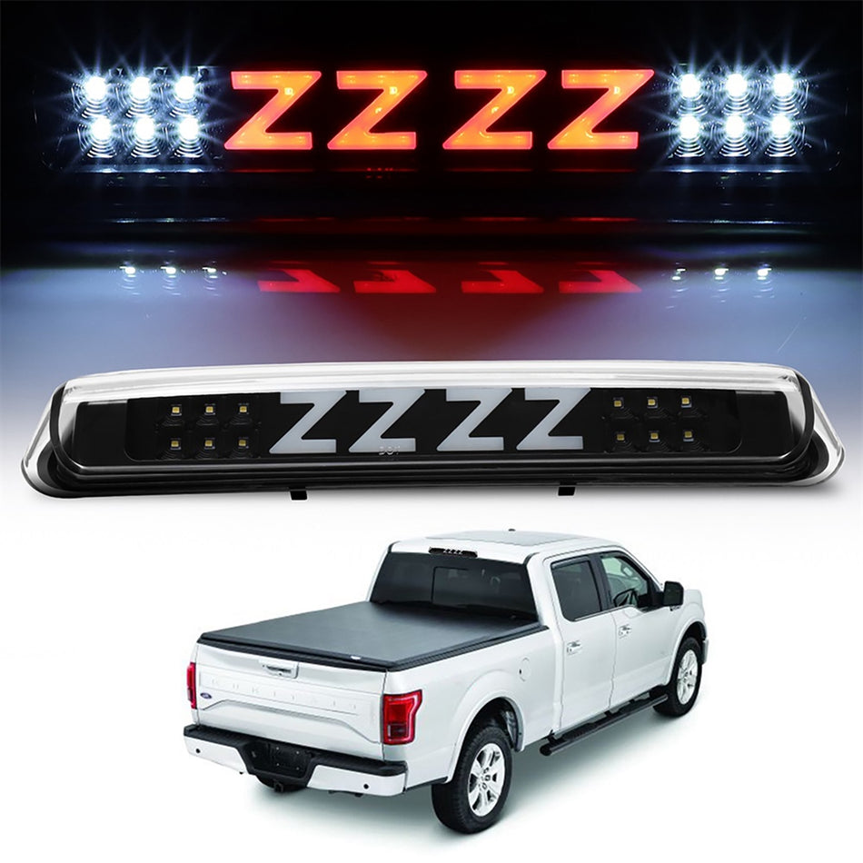 2004-2008 Ford Lobo 14.33 inch Rear New LED 3rd Third Brake Tail Light Blk