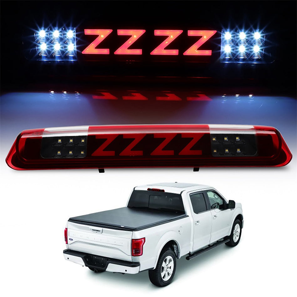 2004-2008 Ford Lobo 14.33 inch Blk LED Rear 3rd Third Brake Tail Light New
