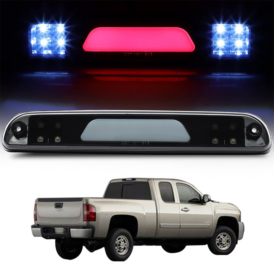 1993-2008 Ford Ranger 11.38 inch New LED Third 3rd Brake Light Cargo Lamp Smoke Lens Black Housing