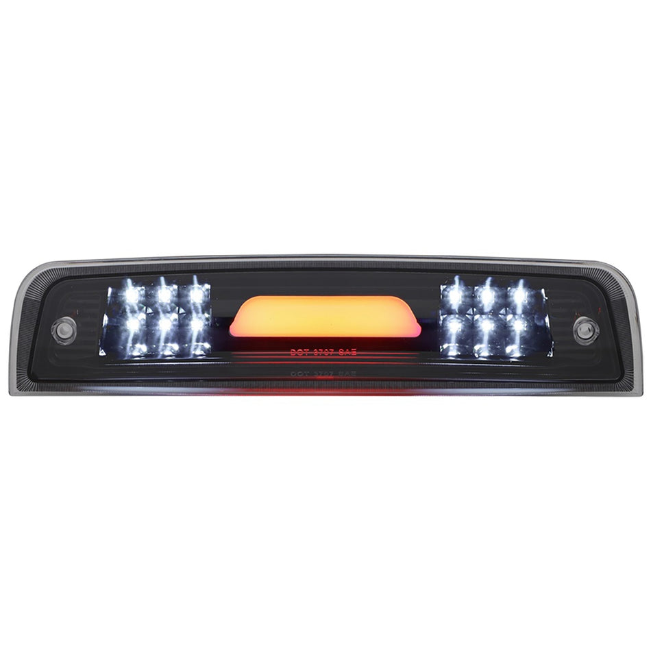 2009-2010 Dodge Ram 1500 2500 3500 14.96 inch LED 3rd Brake Light Clear Lens Black Housing