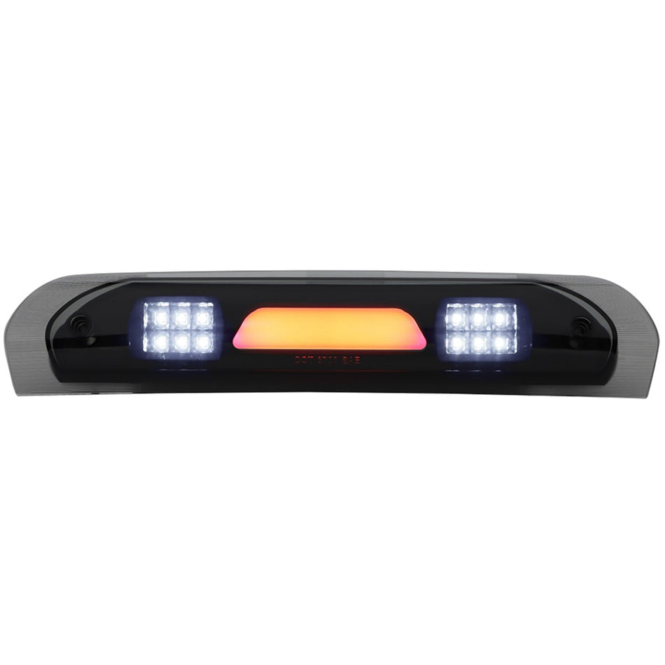 2002-2009 Dodge Ram 1500 2500 3500 14.96 inch LED 3rd Brake Light Smoke Lens Black Housing