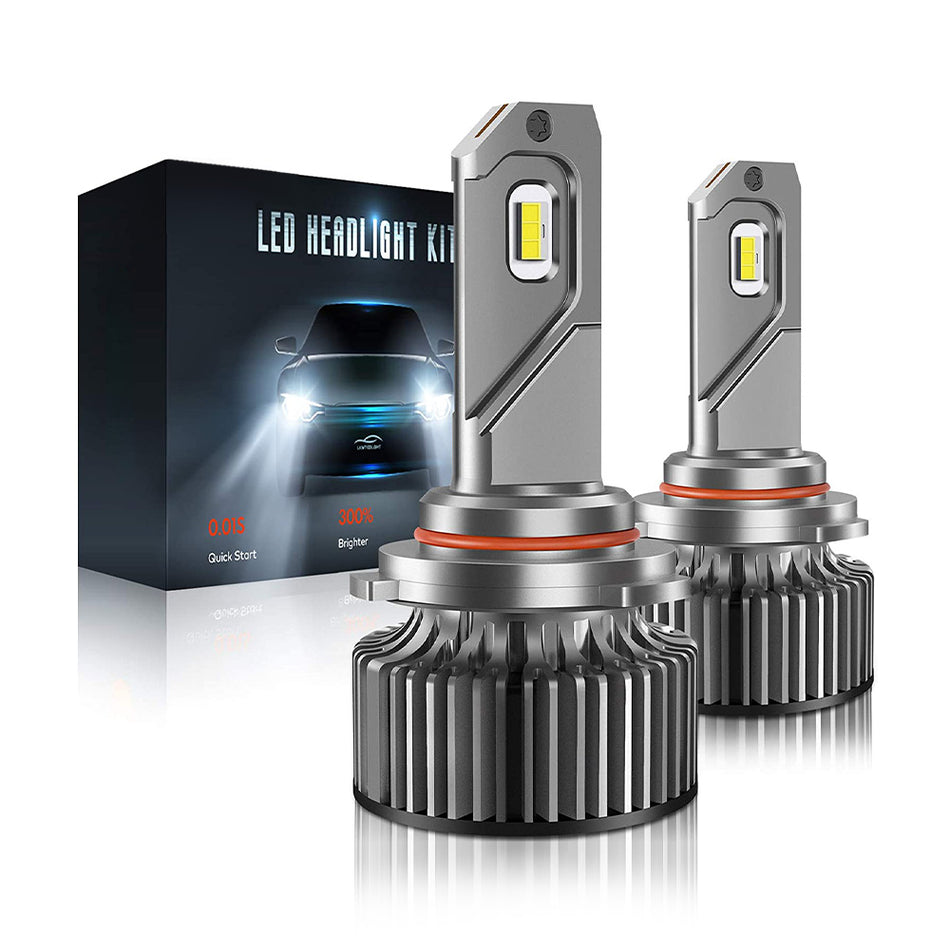 9005/HB3/H10 LED Headlight Bulb High Low Beam Fog Light Conversion Kit - 80W 12000LM 6500K Cool White 2Pcs