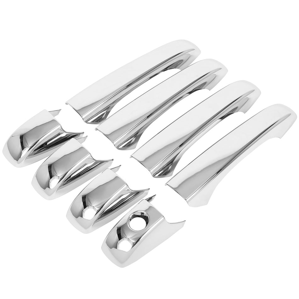 For 2008-2011 Dodge Avenger Left Right Door Handle Cover Chrome WO/ SMARTKEY