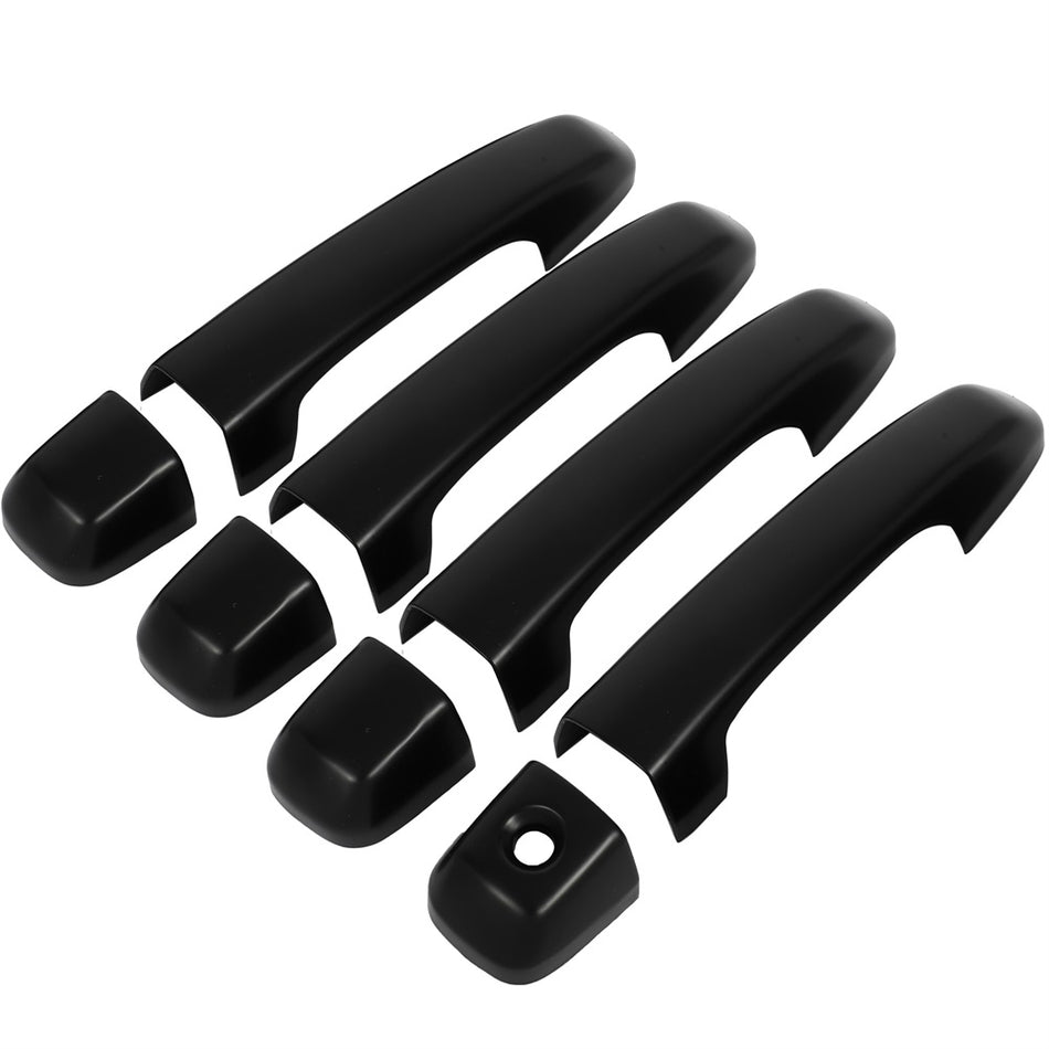 For 2010-2022 Toyota 4Runner Front Rear Outside Door Handle Cover Matte Black