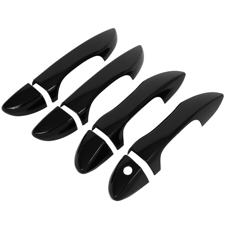 Front Rear Left Right For 2014-19 Toyata Corolla Glossy Black Door Handle Cover