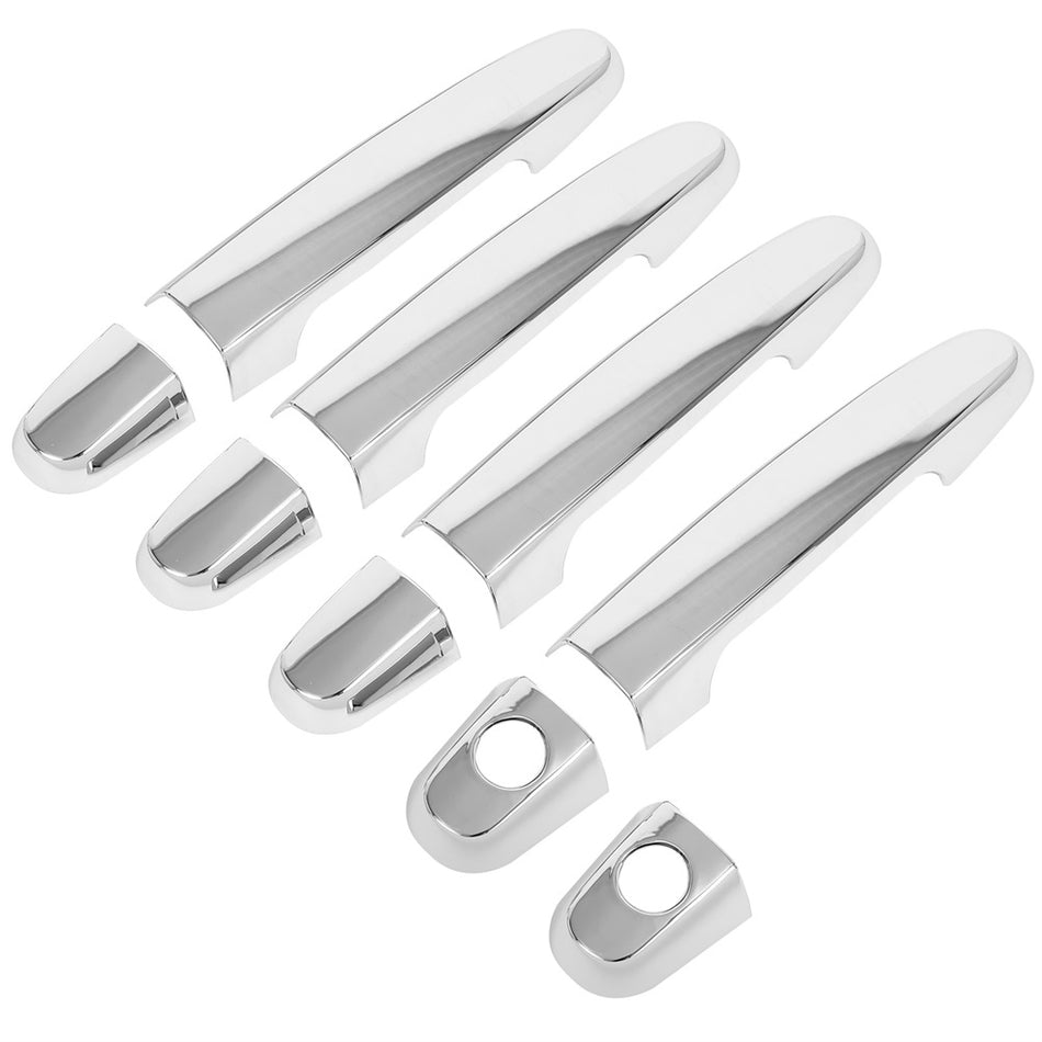 For 2008-2014 Scion xD Front Rear Left Right Door Handle Cover Chrome