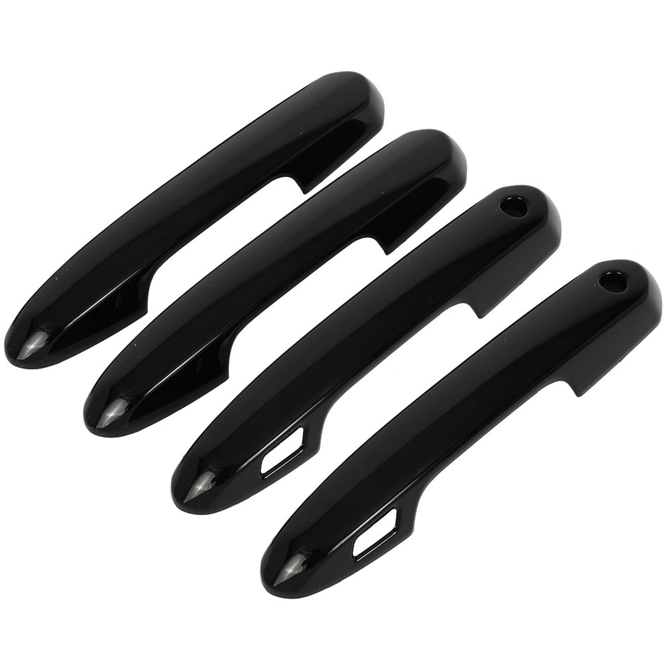 Outside Door Handle Covers For 20-22 Highlander Front Rear LH RH Glossy Black