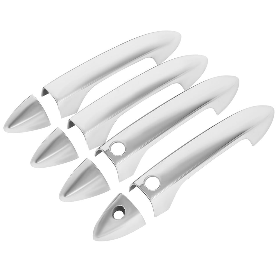 Front Rear Left Right For 2016-2020 Honda Pilot Chrome Door Handle Cover