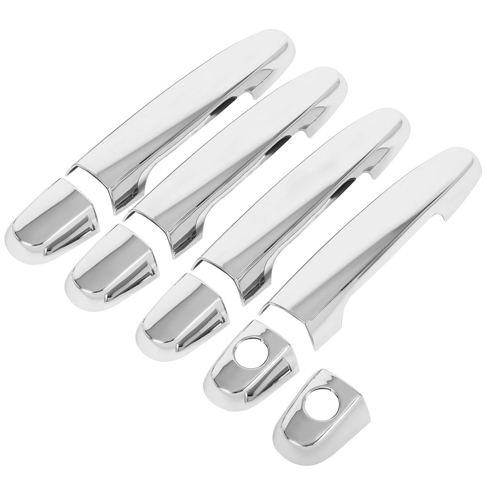 For 2008-2015 Scion xB Front Rear Left Right Door Handle Cover Chrome