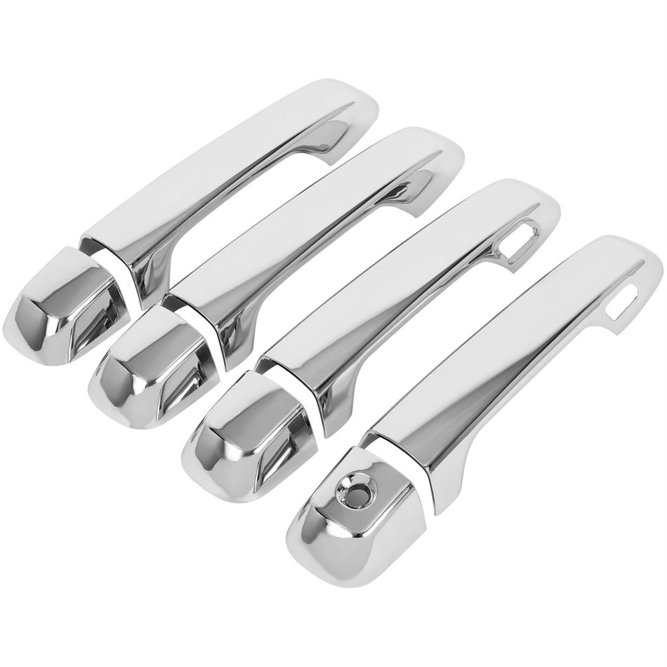 For 10-22 Toyota Land Cruiser Prado Door Handle Cover with smart entry Chrome