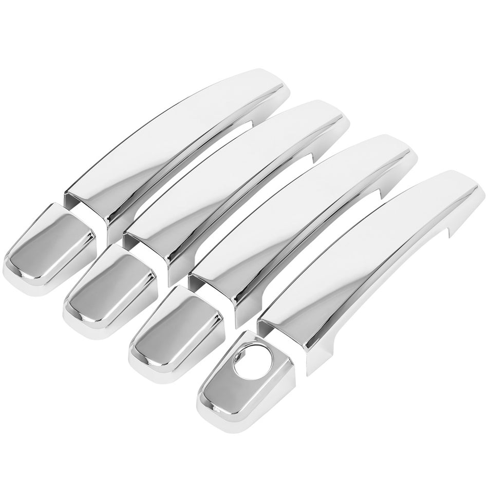 For 2013-2015 Chevrolet Malibu Front Rear Outside Door Handle Cover Chrome