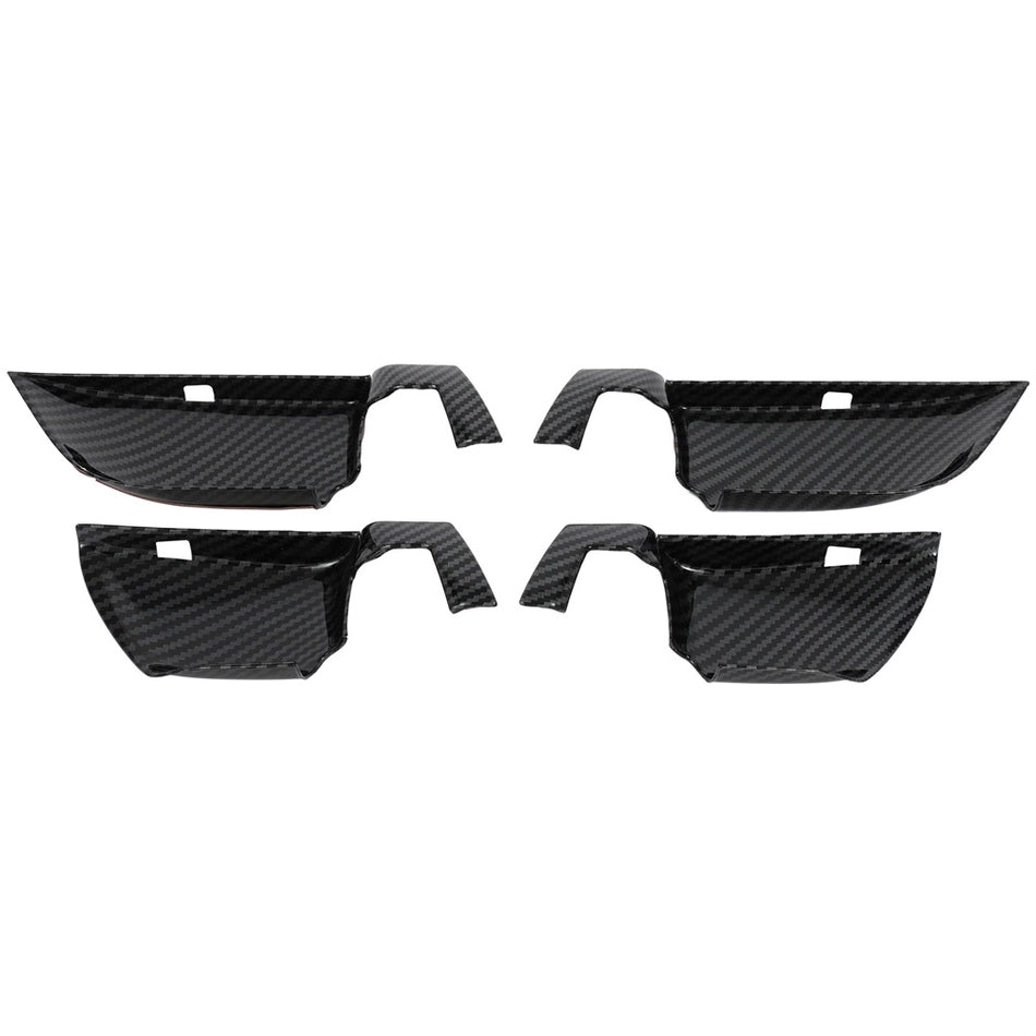 For Honda Accord 2018-2022 Inside Door Handle Bowl Cover Trim Carbon Fiber