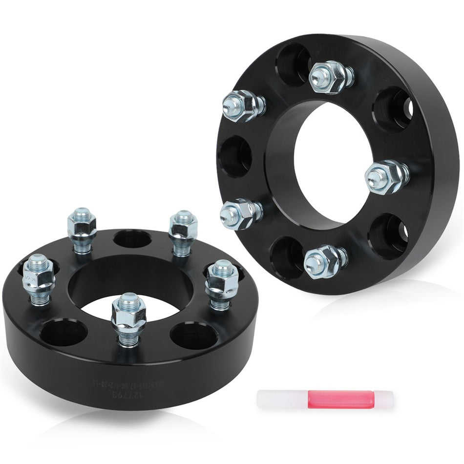 2Pcs 1.5inch Thick 5x5.5 to 5x5 Wheel Adapters 1/2 Studs For Ford F-150 1975-1996