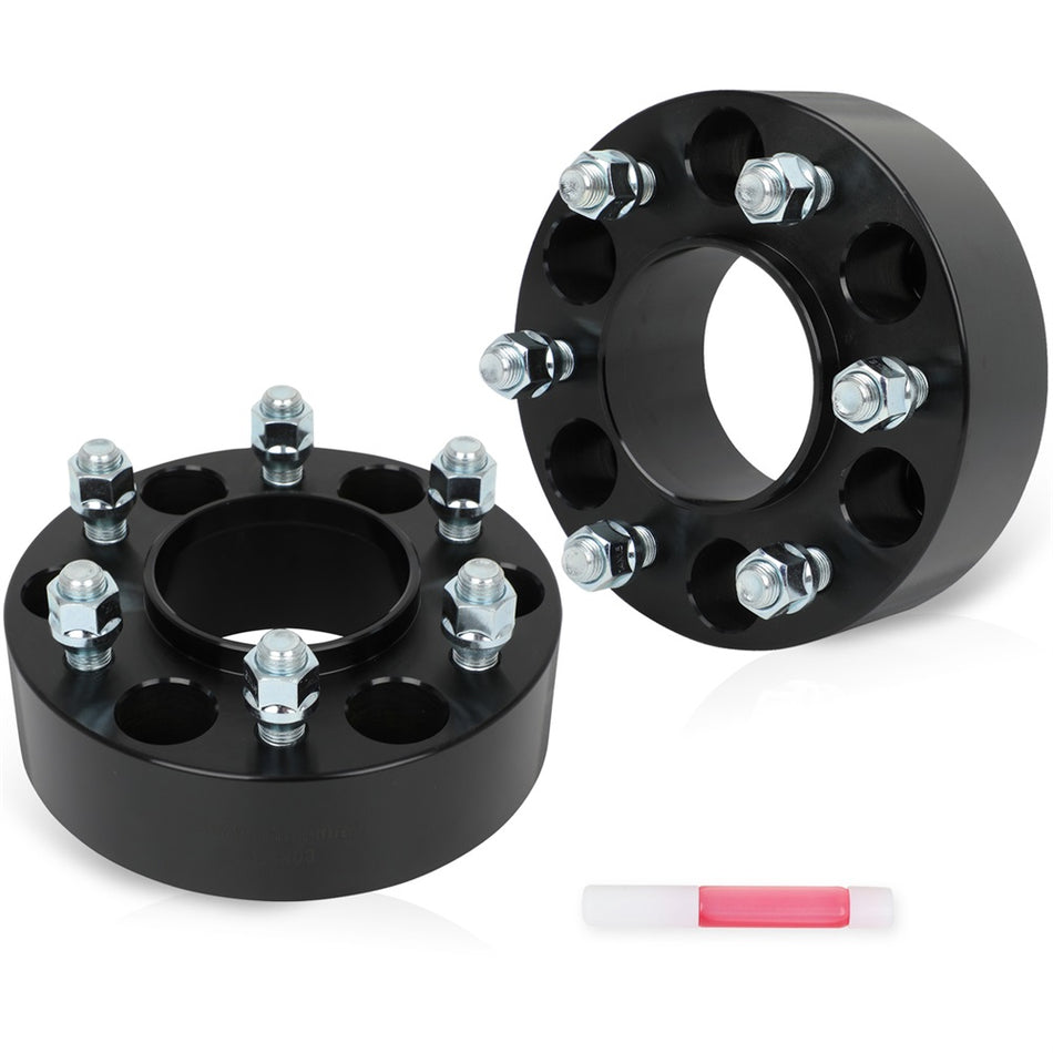 2 Pcs 2inch 6x135 Hub Centric Wheel Spacers 14x1.5 For 2015 2016-2025 Ford F-150