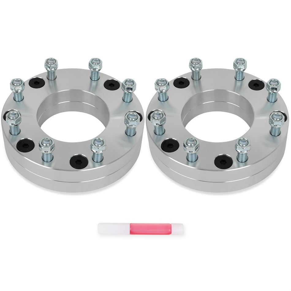 2X 6x139.7 to 8x180 Wheel Adapters 2inch 14x1.5 For 6 Lug Chevrolet GMC Ram 1500