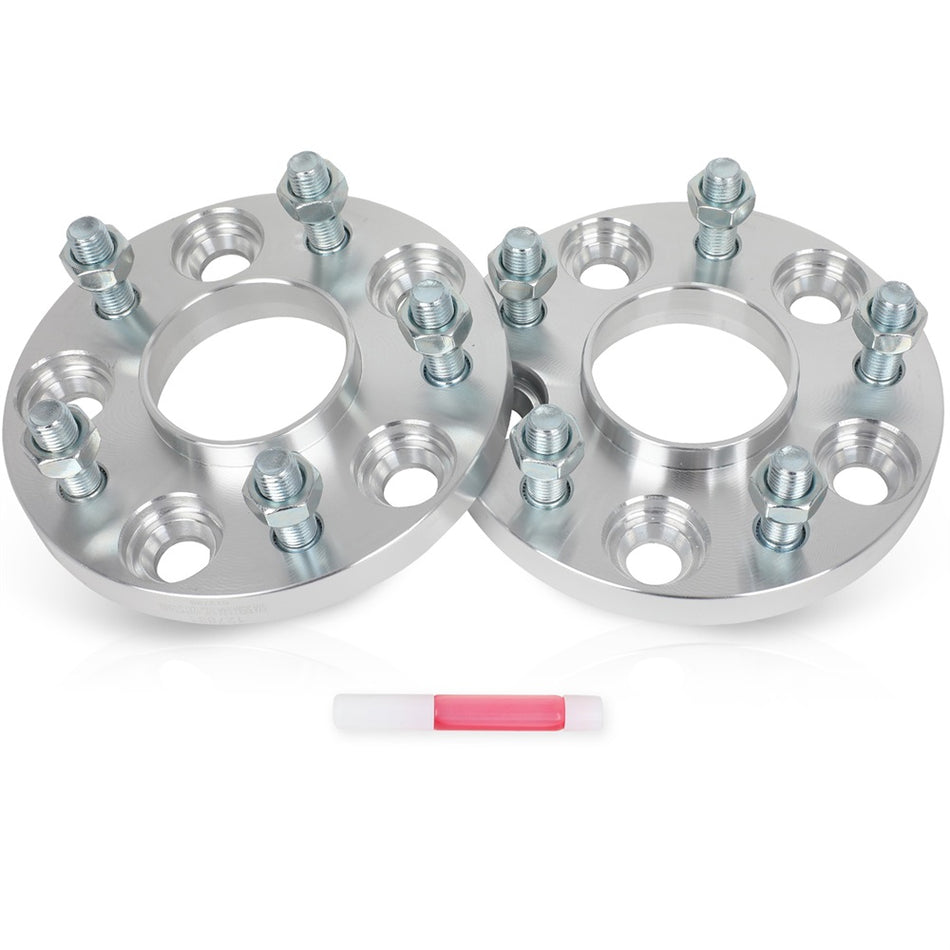 Pair 15mm Wheel Spacers 5x4.5 For Honda Civic CR-V Odyssey Acura CL TL RDX RL