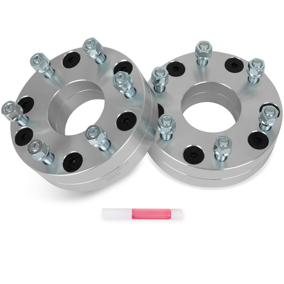 2Pcs 2inch 5x4.5 to 6x5.5 Conversion Wheel Adapters For Toyota Honda 5 Lug to 6 Lug