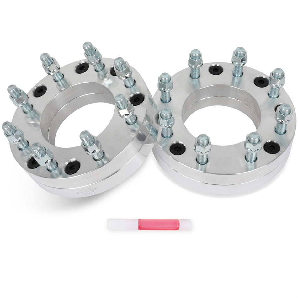 (2) 2inch 5x5.5 to 8x6.5 Wheel Adapters 14x1.5 For Ram 1500 2012 - 2016 2017 2018