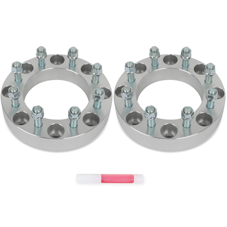 2Pcs Wheel Adapters 1.5inch 8x180 to 8x6.5 For 2011-2023 Chevy Silverado 2500 HD