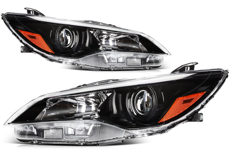 For Toyota Camry 2015-2017 Black Housing Headlights Assembly Left Right Sides