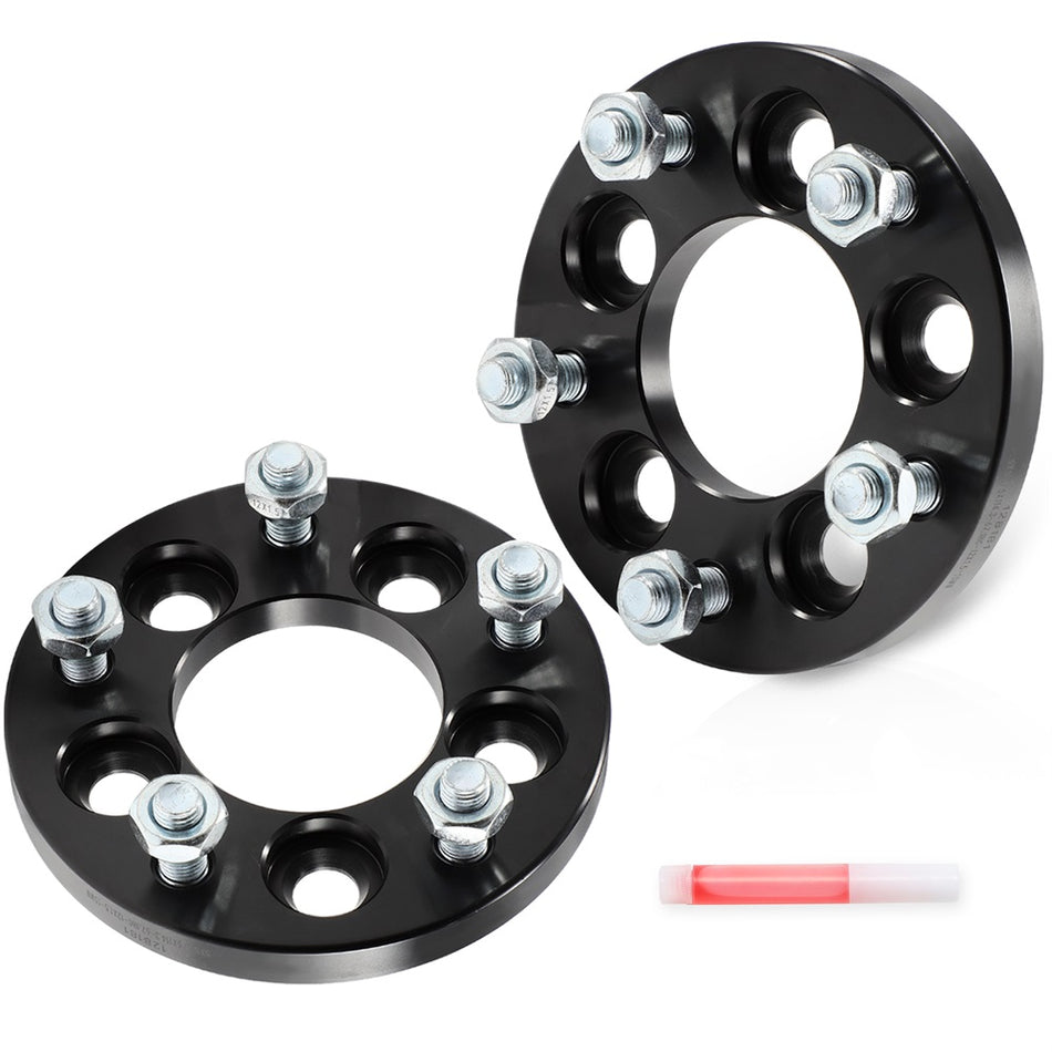 2p 15mm Wheel Adapters 5x100 to 5x114.3mm 12x1.5 For Chevy Cavalier Dodge Spirit