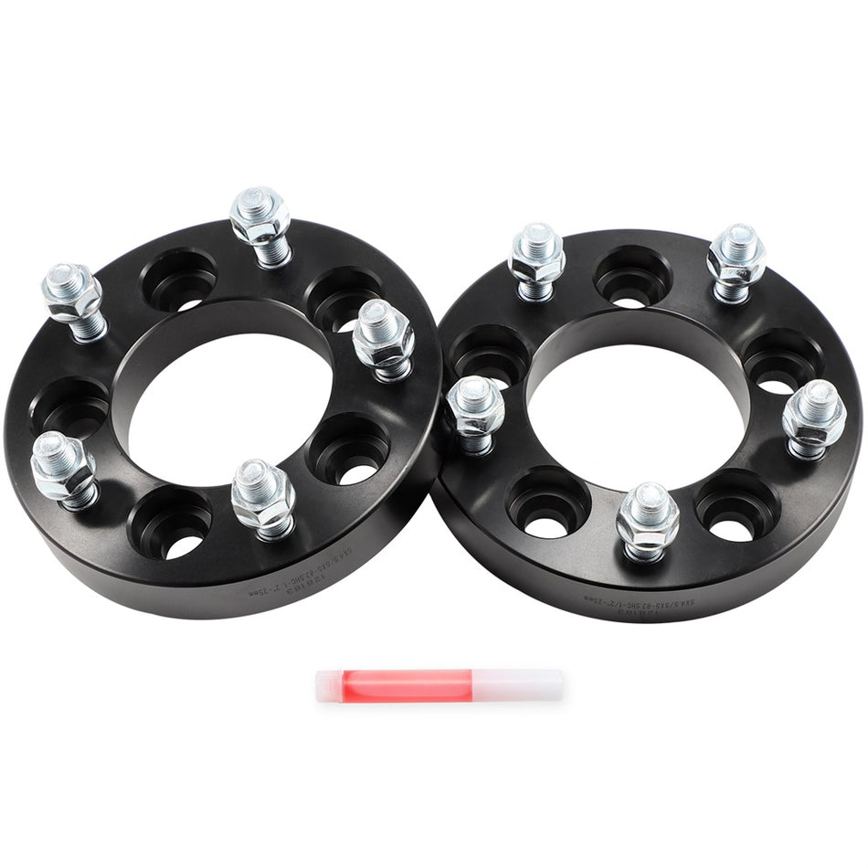 2P 1inch 5x4.5 to 5x5 Wheel Adapters 1/2inchx20 For Ford Mustang Ranger Crown Victoria