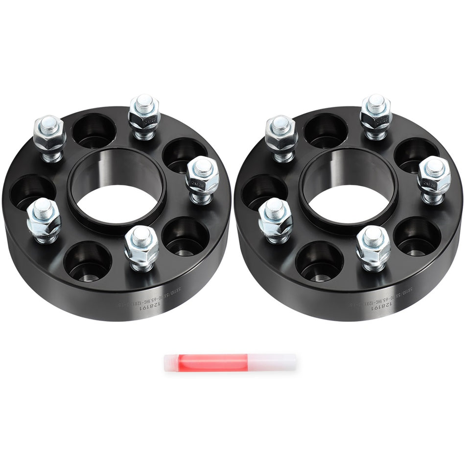 2X 1.5inch 5x110 Wheel Spacers 12x1.25 For Jeep Cherokee Dodge Dart Chrysler 200