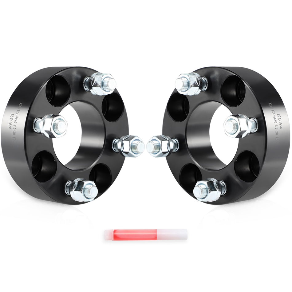 2X 1.5inch 4x4 4x101.6 Wheel Spacers 1/2inch Studs 66mm For EZ Go Golf Carts Club Cars