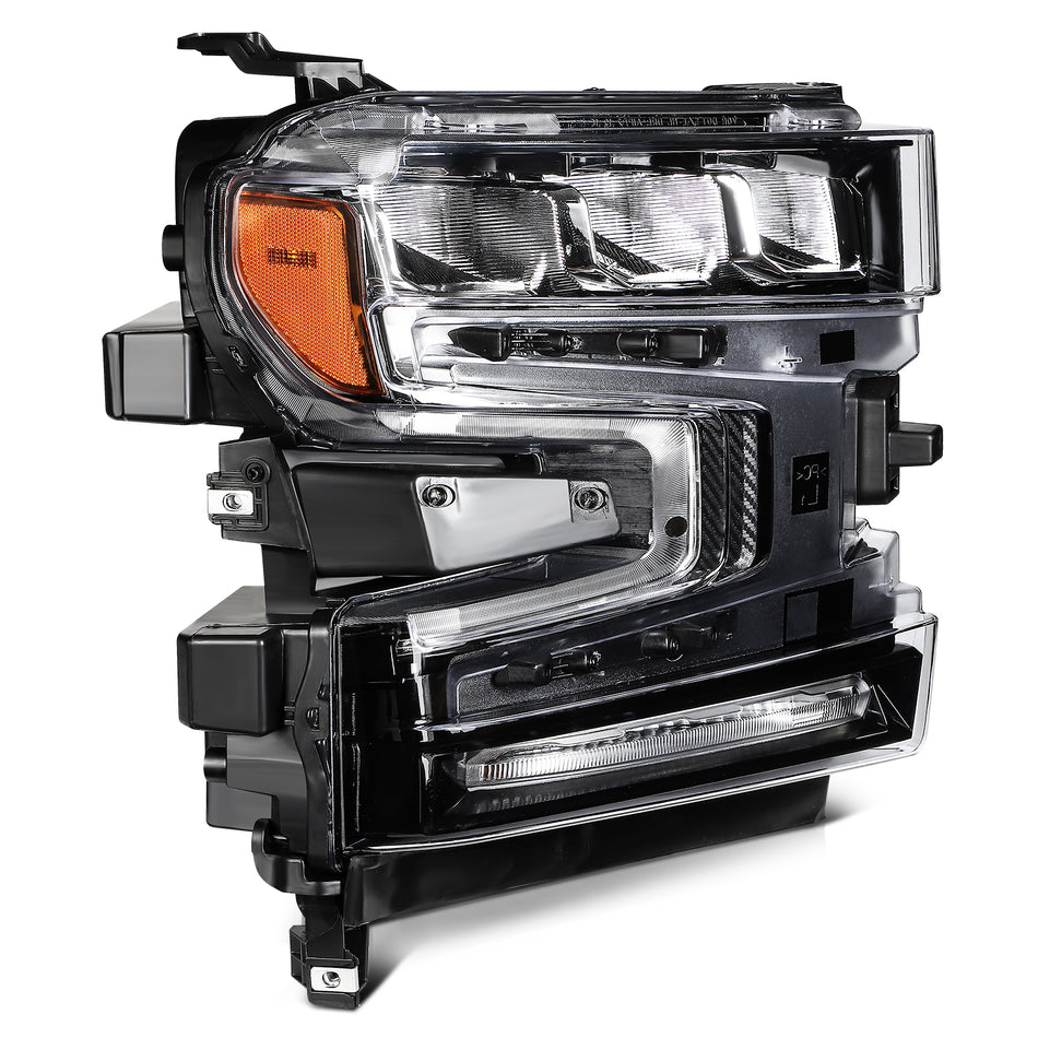 Right For Chevy Silverado 1500 2019 2020 2021 2022 2022 Bar Headlights